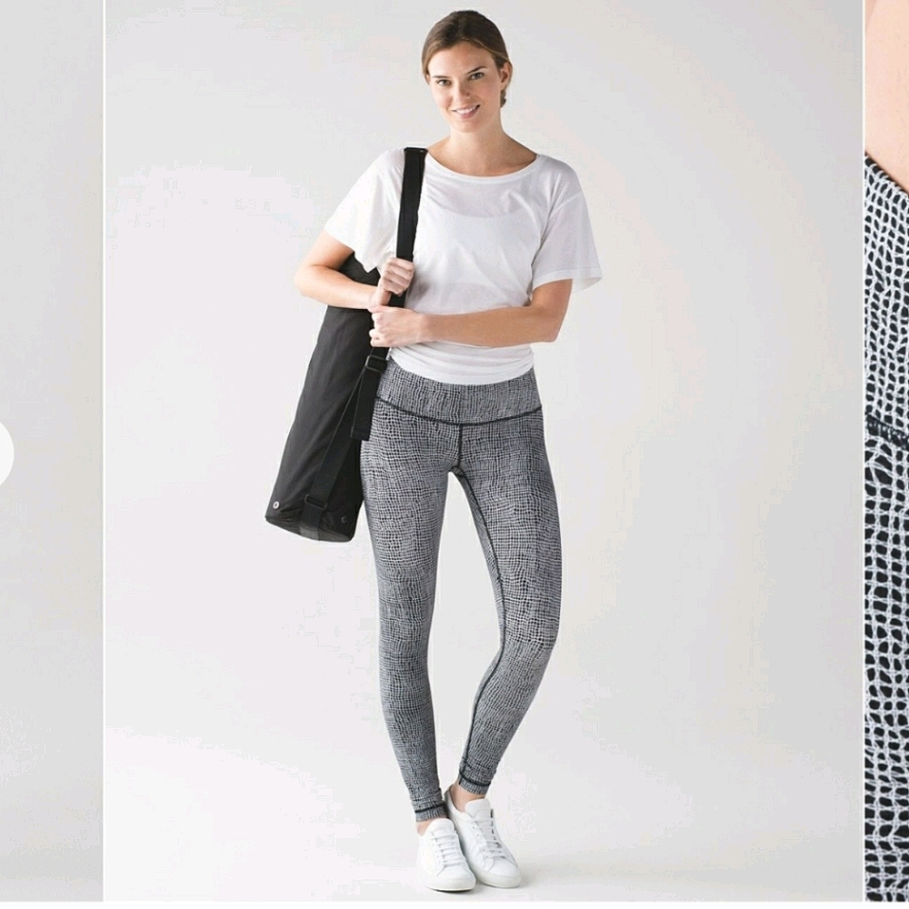 Lululemon- Wunder Under Pant Iii Fall Net W/B - image 3